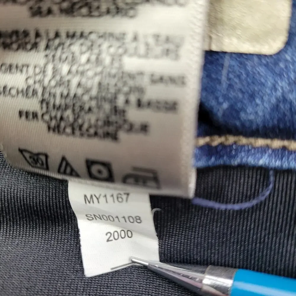 Seven7 Skinny Sure-Shaper Jeans Dark Wash Light Distressing Whiskering size 8